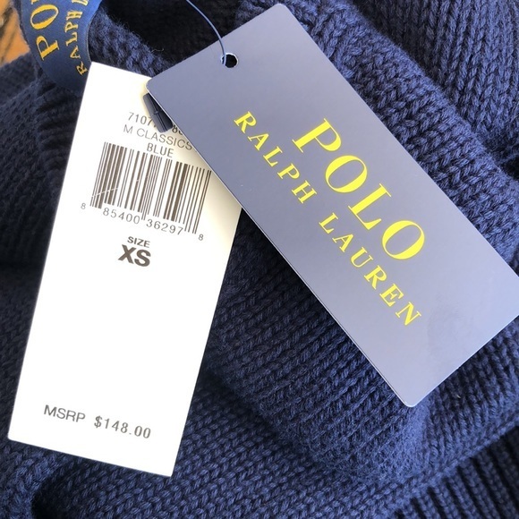 Ralph Lauren Navy Blue Sweater - Picture 2 of 13